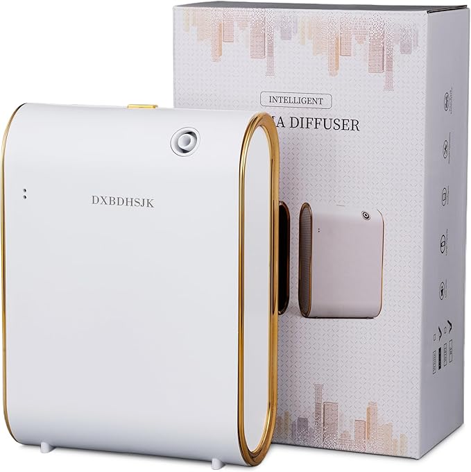 Home Bluetooth Smart Waterless Aromatherapy Machine, Essential Oil Diffuser, with Fragrance Coverage of up to 2000 Square feet, Suitable for Home, Hotel, Restaurant, Office, and spa Center.(White)