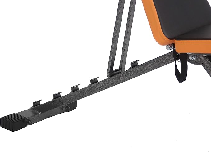 FixtureDisplays® 450 LBS Capacity Weight Bench, Adjustable Training Bench for Full Body Workout for Home Gym Dumbbell Exercise 15201