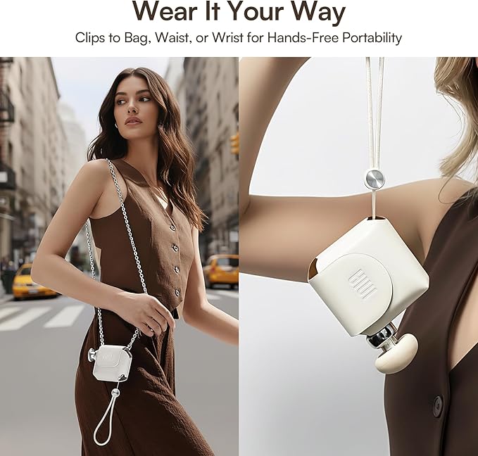 INIA Mini Massage Gun - Ultra-Portable Massager Gun for Muscle Pain Relief, Deep Tissue Percussion Massager with 3 Attachments, Quiet & Lightweight, Gifts for Men Women