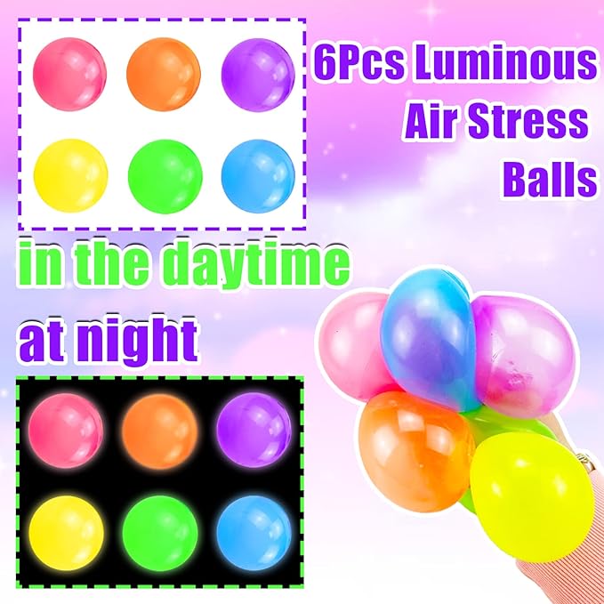 30Pcs XL Stress Balls, Large Squishy Balls for Adults, Squeeze Balls, Octopus Fidget Balls for Stress Relief, ADHD, Classroom Prizes, Easter, Halloween, Christmas Party Favors, Goodie Bag Stuffers