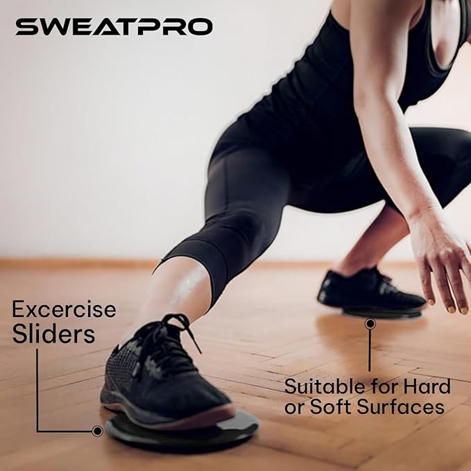 Exercise & Toning Kit. Resistance Bands, Booty Bands, Core Sliders Set for Men and Women, for Home Fitness, Gym, Yoga, Squat, Glute, Legs, Butt and core Building. Portable and Convenient.