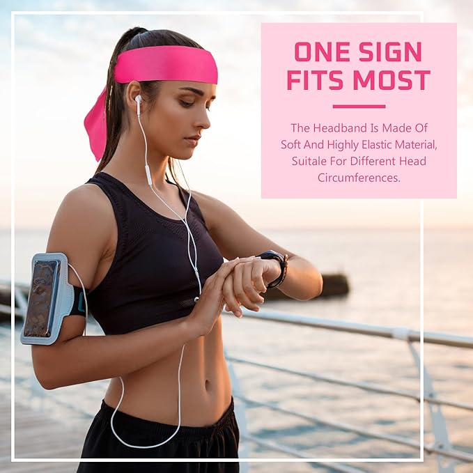 Hiboom 30 Pack Tie Headband Bulk Sports Tennis Head Tie Ninja Karate Tie Back Athletic Sweatbands Adjustable Hair Bands for Women Men Basketball, Football, Soccer, Running, Yoga Workout