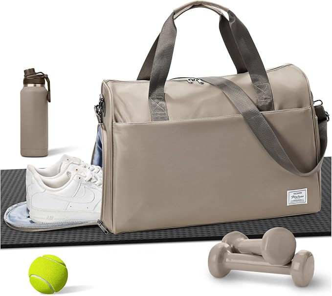 Gym Bag Womens,Travel Duffel Carry on Bag Sport Tote Bag Weekend Overnight Bag