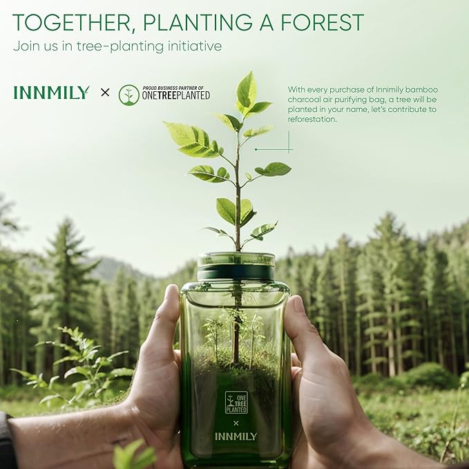 Activated Charcoal Odor Absorber, Large 10 Pack w Hooks Nature Odor Remover for Strong Odor, Bamboo Charcoal Air Purifying Bags, Odor Eliminator for Home Car Closet Pet, Smoke Deodorizer