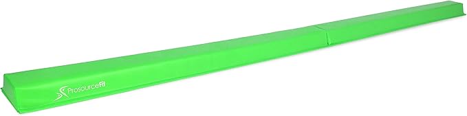 ProsourceFit Gymnastics Balance Beam for Kids, 9ft Long Firm Folding Floor Beam with Non-Slip 4-inch Wide Surface for Safe Gymnastics Practice at Home or Gym