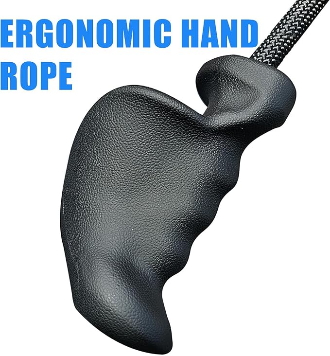 Ergonomic Tricep Rope Pulldown Attachments, Upgraded 27 32 40 & 47 Inch Extra Long Triceps Rope Cable Attachments for Gym, LAT Pull Down Bar for Cable Machine, Tricep Workout Cable Attachments