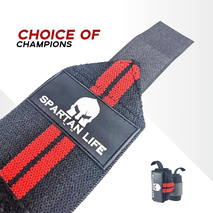 wrist wraps for weightlifting men & Women 18" Professional Quality Wrist Support with Heavy Duty Thumb Loop - Best Wrap for Powerlifting Competition, Strength Training, Bodybuilding