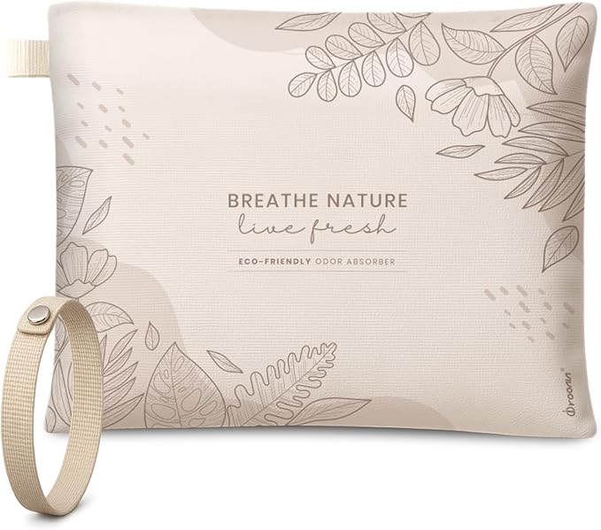 Roonin Charcoal Bags Odor Absorber - Activated Charcoal Bags For Cars - Bamboo Charcoal Air Purifying Bag - Odor Absorber For Home And Car (1-pack)