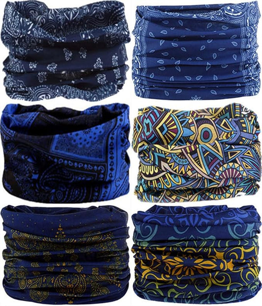 Neck Gaiter Headband Headwear Head Wrap Face Mask Magic Scarf Bandana for Men and Women