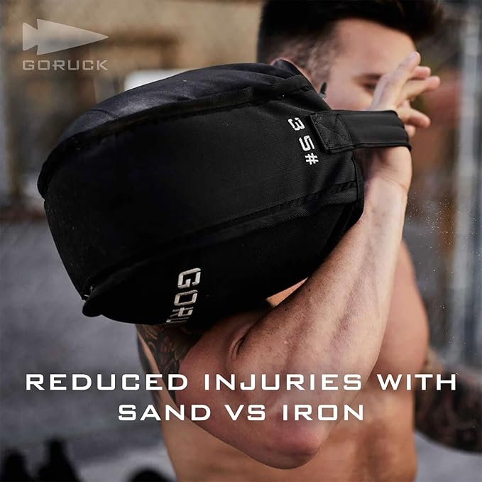 GORUCK Sand Kettlebells Weight for Fitness & Body Workout for Men & Women - for Weightlifting, Dumbbell & Yoga - for Home & Gym Training