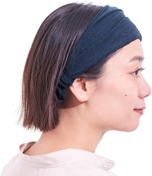 CHARM Organic Cotton Headband Pre-Tied Bandana - Mens Womens Hairband Chemo Head Bands