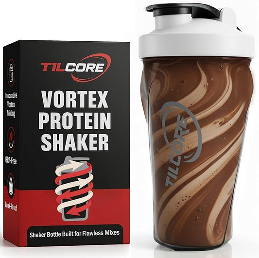 Vortex Protein Shaker Bottle 24 oz/700ml - Premium BPA-Free Pre-Workout Shaker Cup for Protein Shakes & Smoothies, Leak-Proof & Durable Bottle-Shakers for Active Lifestyles