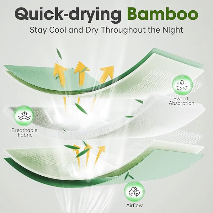 Sleep Headphones with Bluetooth 5.4 Sleep Mask, Bamboo Cotton Music Wireless Bluetooth Eye Mask for Sleeping, Earphones HD Speaker Microphone for Travel, Gifts for Men Women, Green