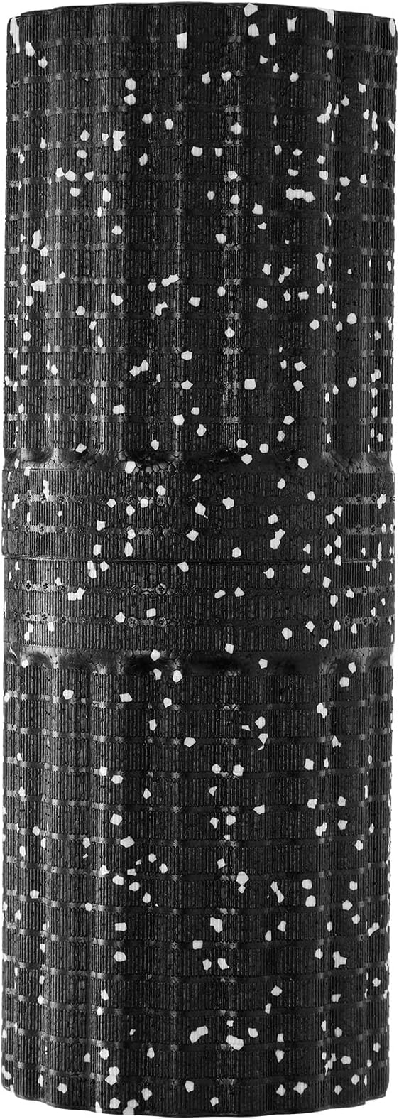 VEVOR 16 Inches Rechargeable Vibrating Foam Roller, 4-Speed Electric Massage Roller with 3D Texture, High-Density EEP Foam for Deep Tissue Muscle Massage, Back Pain Relief, and Post-Exercise Recovery