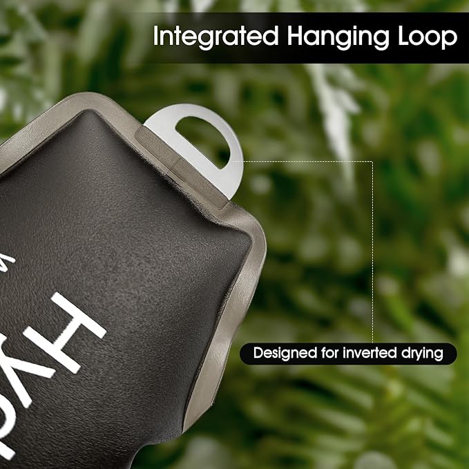 GYGYL Soft Flask, TPU Collapsible Soft Water Bottle for Hydration Pack, Running Vest, Leak-Proof Folding Water Bottle for Hiking Cycling Climbing Jogging-500ml Grey, 2pcs