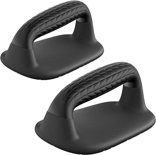 SELEWARE Push Up Bars Pushup Stands Handstand Bars, Soft Rubber Handle Provide Comfy Grip, Fit for Calisthenics, Fitness, Floor strength training, Stable and Sturdy Construction Support 500 lbs