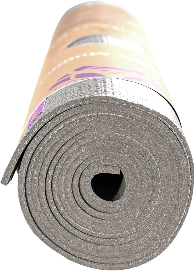 Hugger Mugger Tapas Travel Yoga Mat - Super Portable and Durable, Textured Sticky Surface, May be Folded or Rolled, Packable, Economical