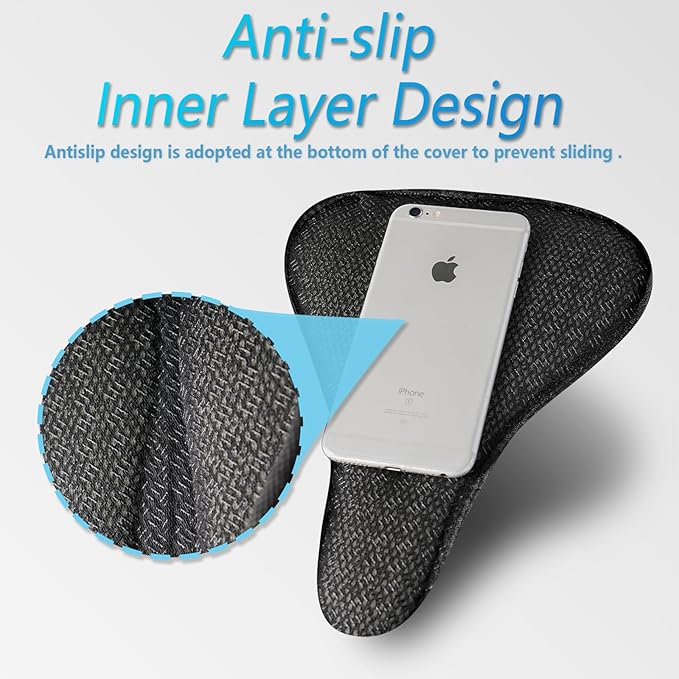 YLG Bike Seat Cover, Memory Foam & Gel Bike Seat Cushion Cover for Men Women, Comfortable Bicycle Seat Cover for Peloton/Fixed/Cruiser/Indoor/Outdoor Bike seat with Waterproof Cover