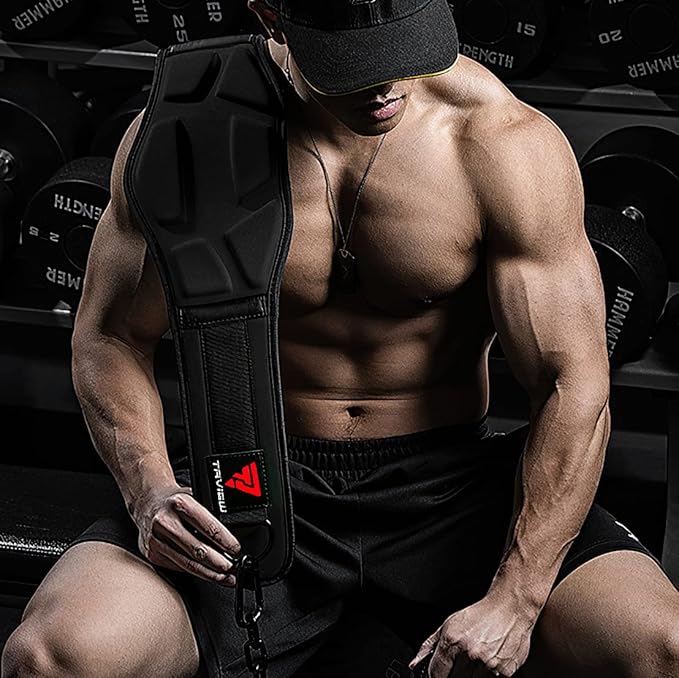 Heavy Duty Dip Belt With Chain - Weighted Pull Up Belt for Workout