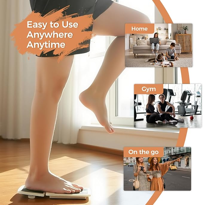 Ankle Foot Strengthener Exerciser for Sprained, Single Leg Balance Board for Physical Therapy, Plantar Fasciitis, Posture Correction and Balance Training,Including Detailed Instruction Manual