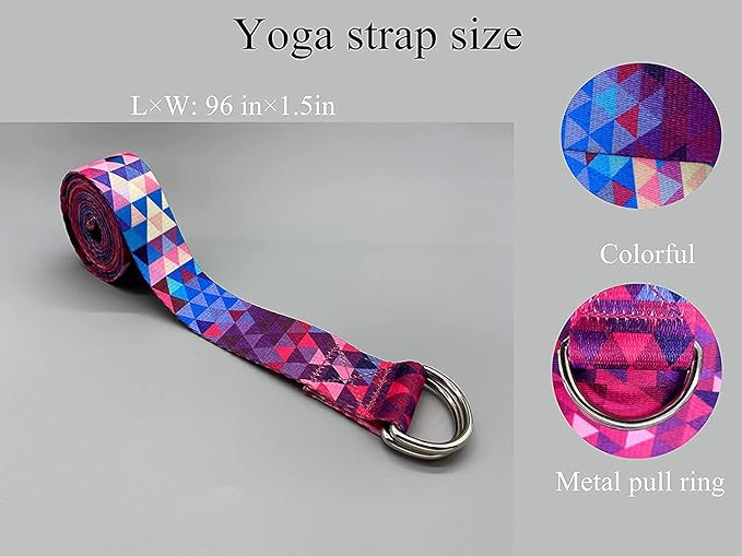 Aozora Cork Yoga Block Sustainable & Eco Friendly 2 Pack and Yoga Strap Set Made of The Finest Natural Cork for Better Support, Balance & Comfort