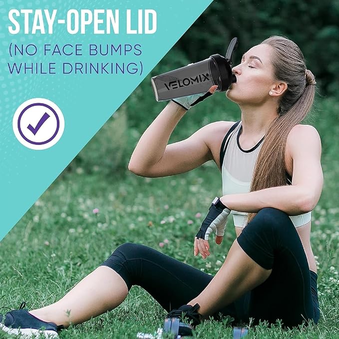 -4 PACK- 28 oz Protein Shaker Bottle for Protein Mixes - 4x Wire Whisk | Leak Proof Shaker Cups for Protein Shakes | Protein Shaker Bottle Pack | Protein Shake Cup (NeoCool Pack)