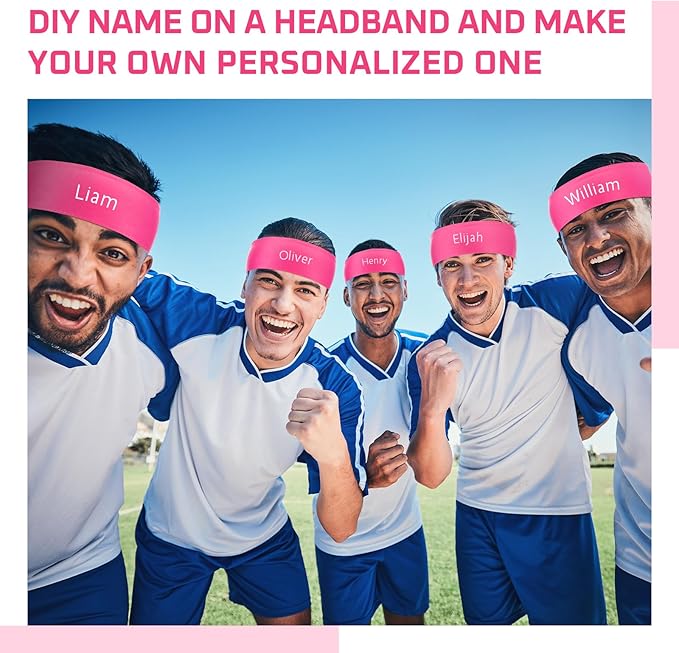 Hiboom 30 Pack Tie Headband Bulk Sports Tennis Head Tie Ninja Karate Tie Back Athletic Sweatbands Adjustable Hair Bands for Women Men Basketball, Football, Soccer, Running, Yoga Workout