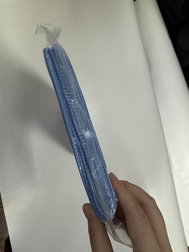 Blue Microfiber Cleaning Cloth 13"x13", Ultra Soft Absorbent Microfiber Cleaning Rags for Housekeeping Cleaning Supplies, Lint Free Reusable Cleaning Cloths for House Washable, Pack of 12