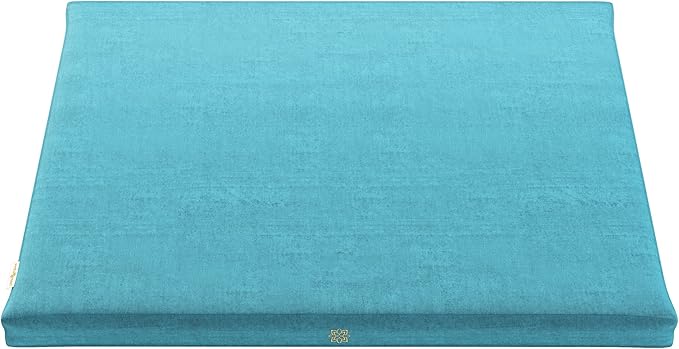 Mindful & Modern Zabuton Meditation Mat - Cotton Filled Yoga and Meditation Pad - Zabuton Meditation Cushion for Kneeling and Sitting Support - Large Rectangular Sitting Floor Pillow for Bench or Zafu