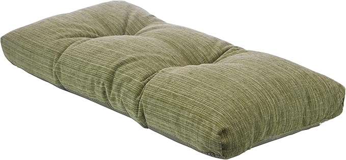 Klear Vu The Gripper Omega Non-Slip Tufted Bench Cushion for Indoor Furniture, Entryway Storage, Bay Window, Corner Nook or Piano Seat, 30 Inches, 11 Green