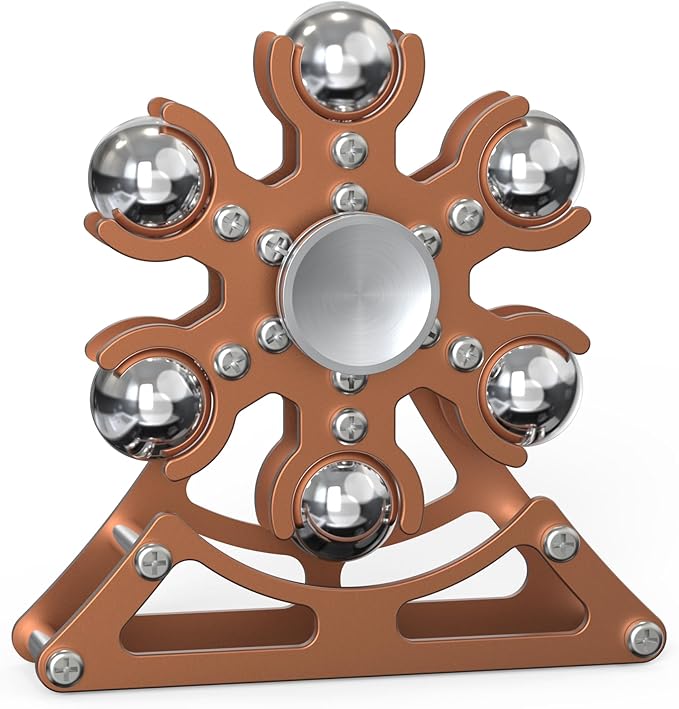 Desk-Toys for Fidget Ferris-Wheel-Spinner: 4mins Kinetic-Spinning Cool-Gadgets, Cool-Stuff Thing Toy for Office School Home Man Women Christmas, Stress-Relief Game Gifts for Adult Teen Children Kid