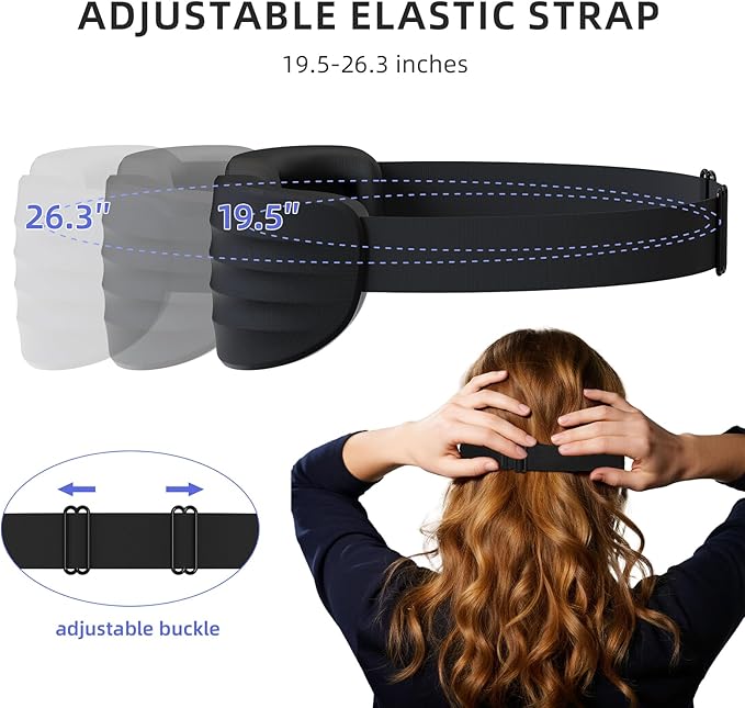 Sleep Mask for Side Sleeper Women Men, Eye Mask for Sleeping Light Blocking, Zero Eye Pressure 3D Sleeping, Gery