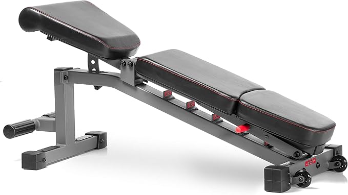 XMark Adjustable Weight Bench, High Performance Adjustable Bench, 1500 lb Weight Capacity, Strength Training Adjustable Benches for Commercial or Home Use