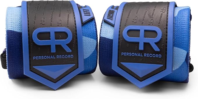 Heavy Duty Premium Wrist Wraps, More Elasticity, Reinforced Stitching, Extra Wide Strap, Strong Thumb Loop, Larry Wheels Weightlifting Wraps