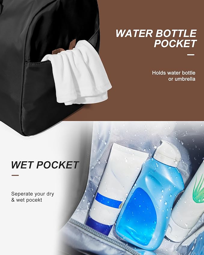 Gym Bag Womens,Travel Duffel Carry on Bag Sport Tote Bag Weekend Overnight Bag