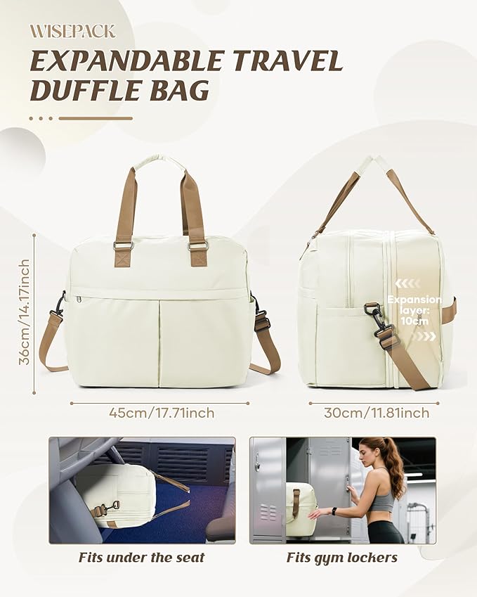 Gym Bag Womens,Travel Duffel Carry on Bag Sport Tote Bag Weekend Overnight Bag