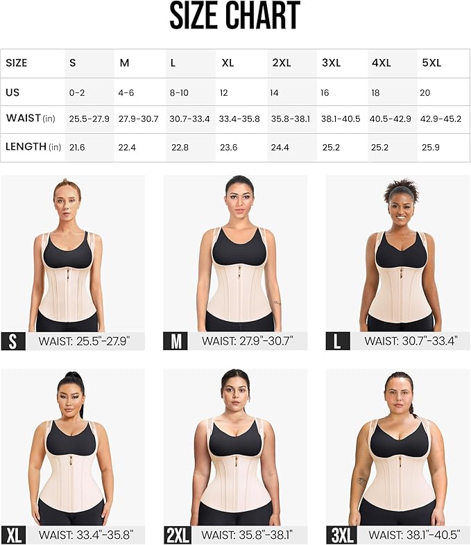 Junlan Waist Trainer for Women - Sauna Suit Sweat Vest for Working Out