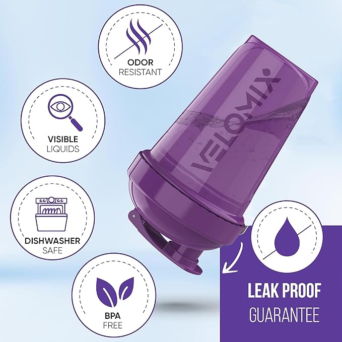 -6 PACK- 20 OZ Protein Shaker Bottles for Protein Mixes, Shaker Cups for Protein Shakes, Small Shaker Bottle Pack, Shaker Cup, Shakers for protein Shakes (Nature Tones - 6 Pack)