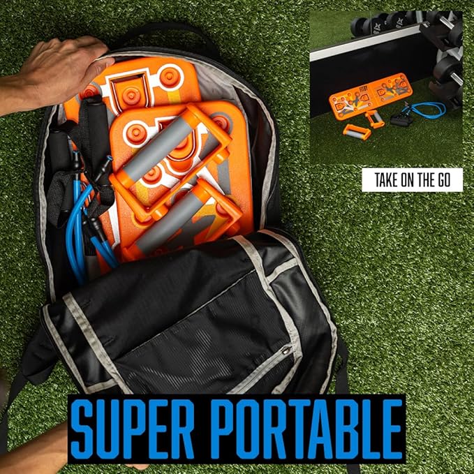 Foldable Push Up Board for Men and Women- Multifunctional Workout Equipment - Foldable Push Up Bar- Fitness Gym Equipment- Portable Board for Home Exercise and Workout - Push Up Board by Fitby