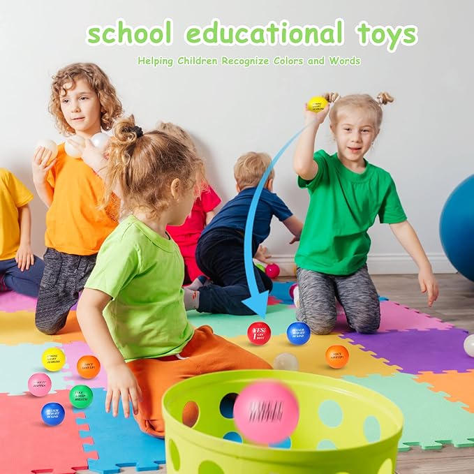 Jerify 72 Pcs Motivational Stress Balls Bulk Inspirational Stress Balls Colorful Foam for Adults Hand Exercise Small Therapy Fidget Relief Anxiety Toys for Coworkers Gifts Fidget(Vivid Colors)