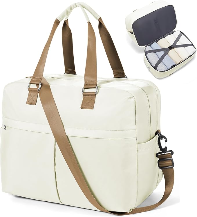 Gym Bag Womens,Travel Duffel Carry on Bag Sport Tote Bag Weekend Overnight Bag