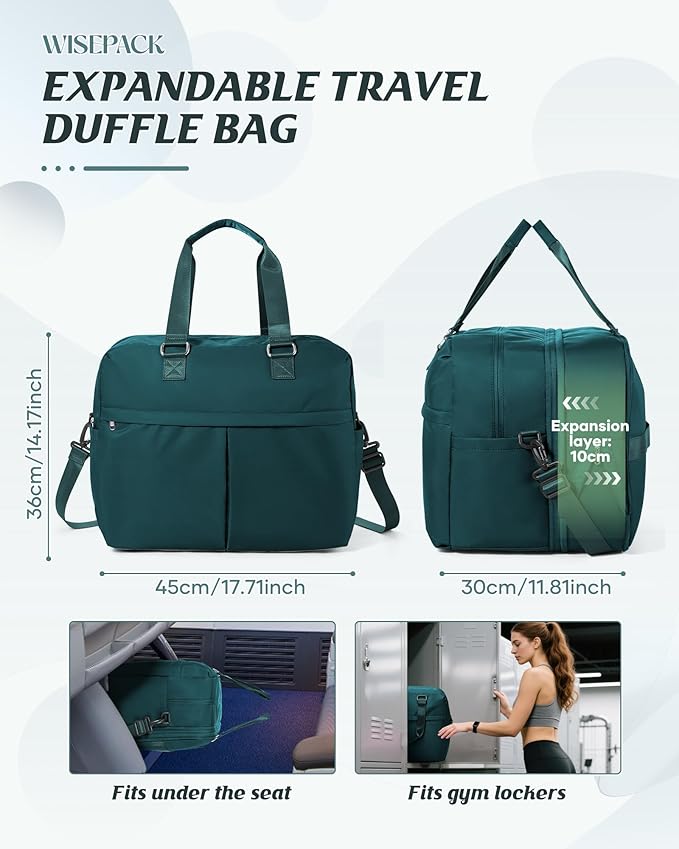 Gym Bag Womens,Travel Duffel Carry on Bag Sport Tote Bag Weekend Overnight Bag