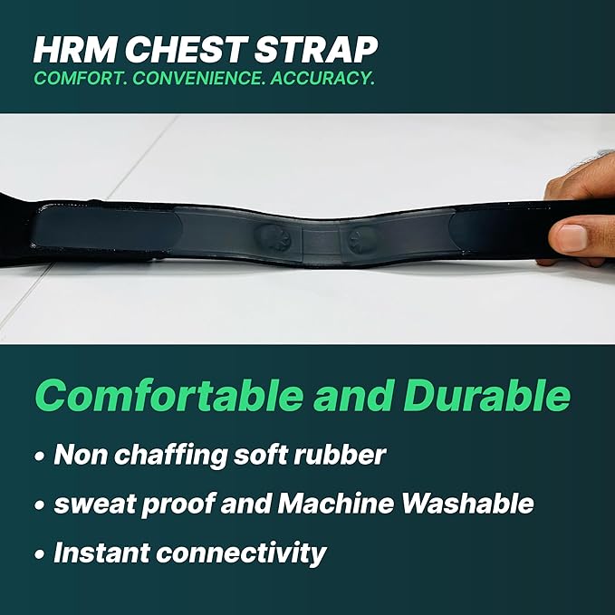 Replacement Heart Rate Chest Monitor Strap, Compatible with Frontier X2 Wahoo Tickr Polar Garmin HRM Coospo