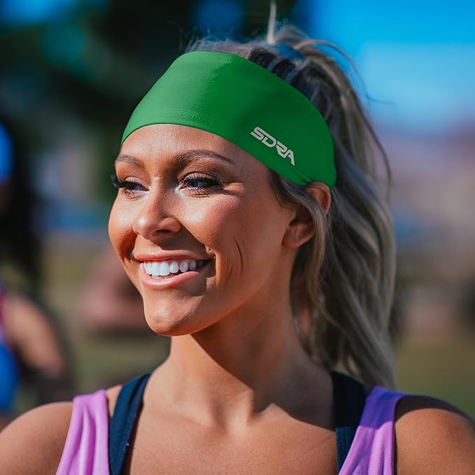 Suddora Workout Headband - Lightweight, Stylish & Comfortable Spandex Headband for Running, Workout, Football, Cosplay & Costumes