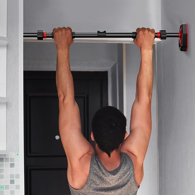 Pull Up Bar for Doorway - Max Capacity 440 lbs, Portable Upper Body Workout Bar for Strength Training