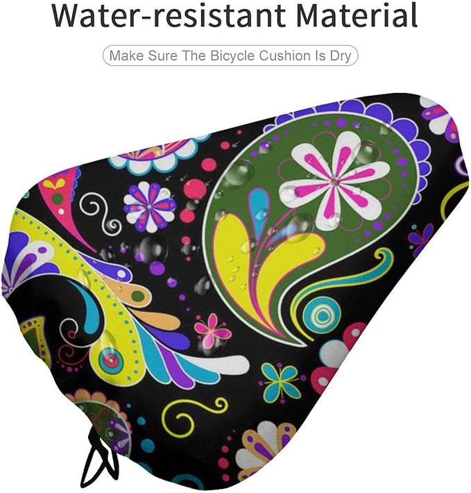 Waterproof Bike Seat Cover with Drawstring Waterproof Bike Seat Rain Cover Seat Protective Water Resistant Bicycle Saddle Rain Dust Cover