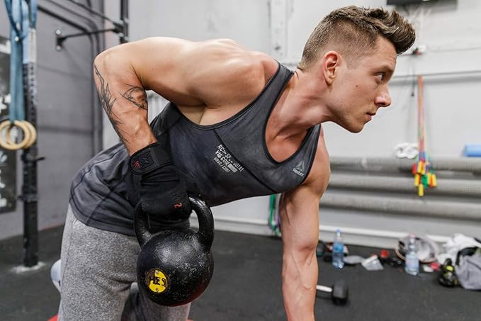 skott Evo 2 Weightlifting Gloves with Integrated Wrist Wrap Support-Double Stitching for Extra Durability-Get Ripped with The Best Body Building Fitness and Exercise Accessories