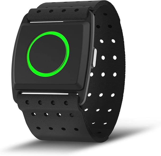 EZON C022Pro Heart Rate Monitor Armband with ANT+ & Bluetooth, LED HR Zone Indicator Lights,3ATM Waterproof, Adjustable Arm Strap for Running Cycling Gym, Compatible with Peloton/Wahoo/Strava