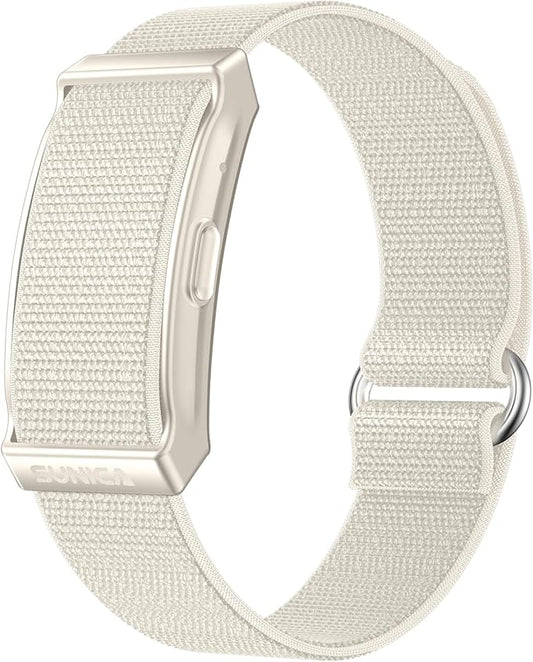 Smart Bracelet, 100+ Sport Modes Fitness Tracker with Continuous Heart Rate Blood Oxygen Sleep Monitor 24h, Ideal for Men and Women who Prefer a Discreet Yet Powerful Health Tracker (Beige) 