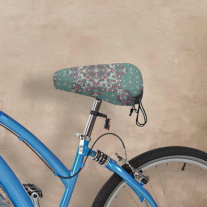 Waterproof Bike Seat Cover with Drawstring Waterproof Bike Seat Rain Cover Seat Protective Water Resistant Bicycle Saddle Rain Dust Cover
